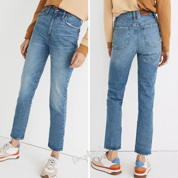 Madewell‎ Classic Straight Jeans, women's size 27 - Picture 1 of 16